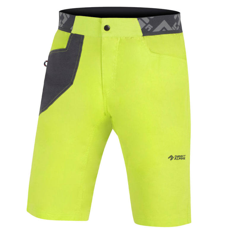 kraťasy DIRECT ALPINE Campus Short 1.0 lime/anthracite (L)